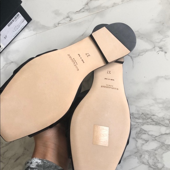 SOLD NWT Saint Laurent woven sandals - Picture 3 of 4